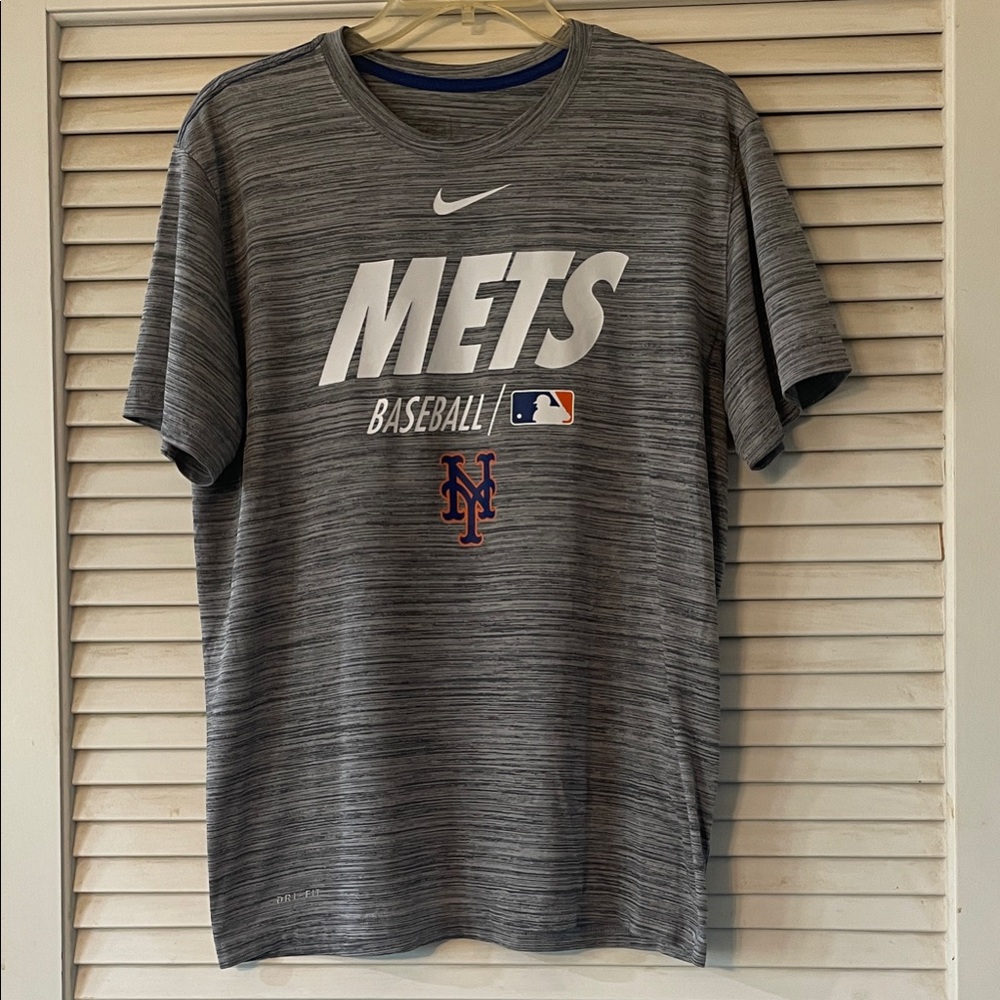 Nike Gray Mets Baseball Tee